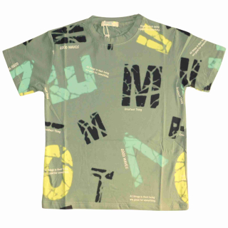 Chlapecké tričko kr.r. Kugo MC9876 zelené